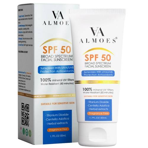 Almoes Sensitive Skin Sunscreen 50SPF 50ml