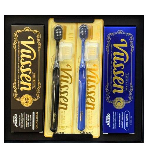 Osstem Pharma 2 Teethpaste+2 Toothbrush Set 80g+120g