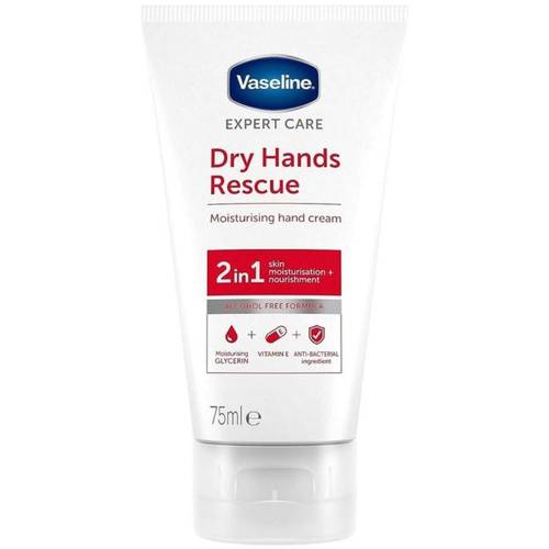 Vaseline Dry Hand Rescue Cream 75ml