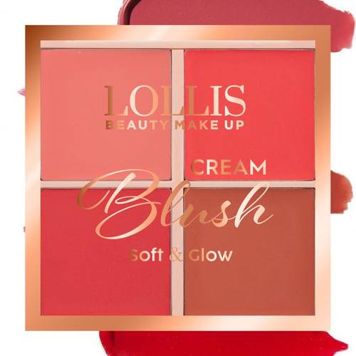 Lollis Cream Blush Soft & Glow Palette 16g