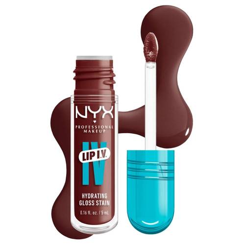 Nyx Mocha Me Wet Lip I.V Hydrating Lip Gloss Stain 5ml
