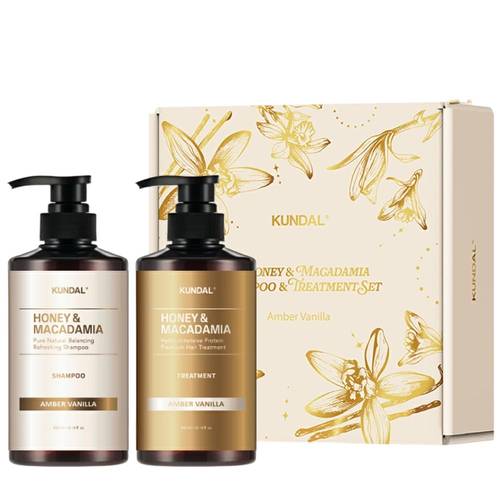 Kundal Honey and Macadamia Shampoo & Treatment Set 2×300ml