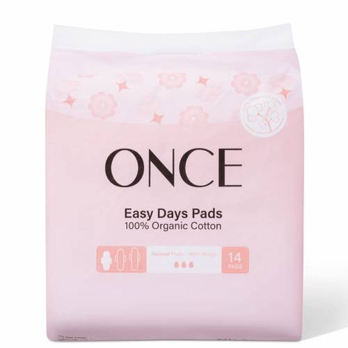 Once Easy Days Normal with Wings Pads 14 pcs