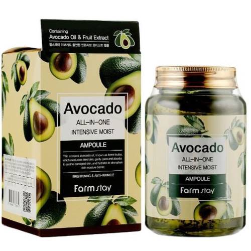 Farmstay Avocado All in One Intensive Mosit Ampoule 250ml