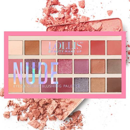 Lollis Nude Eyes & Cheeks Blushing Palette 35g