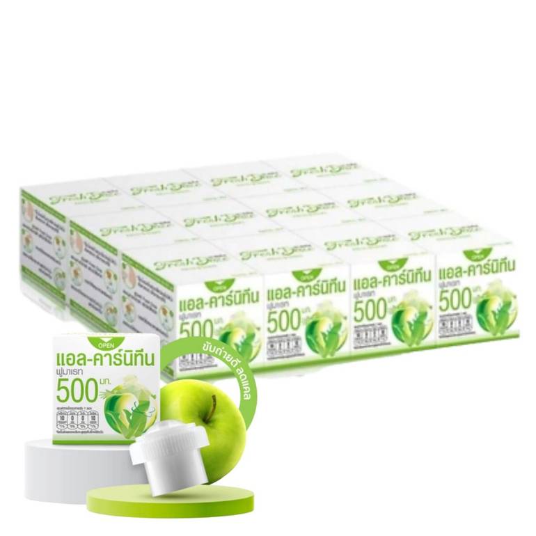 fresh doze l-carnitine Press&Shake Fumarate 500 mg. Apple Flavor 3,5 g  K&P Tropical Cosmetics L-Carnitine Fumarate Apple Flavored Dietary