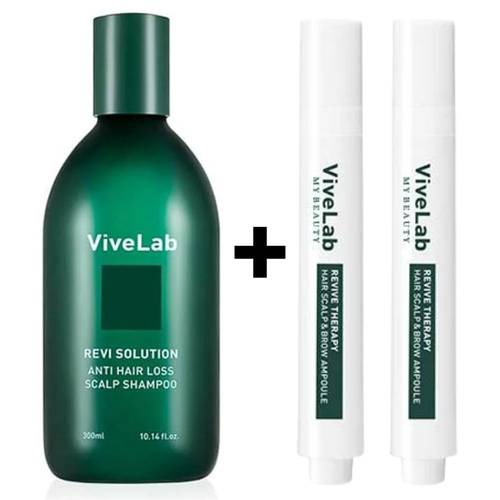 My Beauty ViveLab Hair Shampoo + 2Hair Scalp & Brow Serum 3pcs