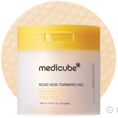 Medicube Kojic Acid Turmeric Toner Pad 70pads