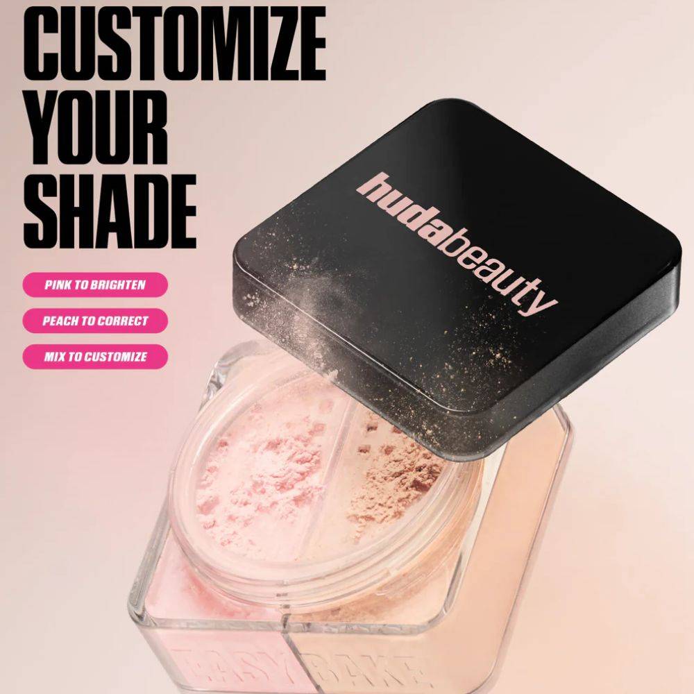 Huda Beauty Easy Bake Duo Cherry Peach Loose Powder