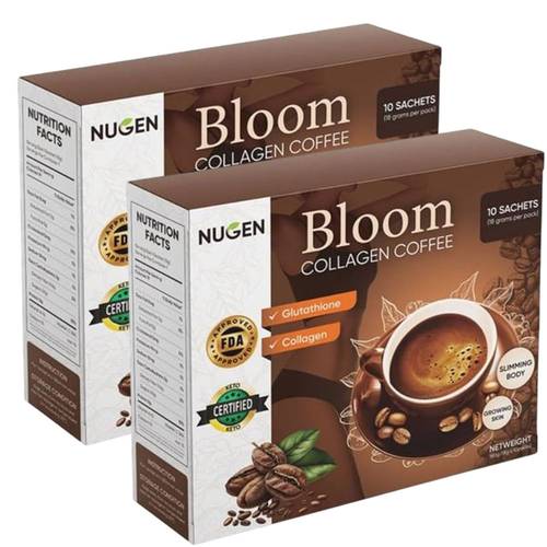  Nugen Bloom Collagen Coffee 10×10g (2Pcs)