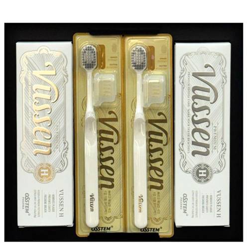Osstem Pharma 2 Teethpaste+2 Toothbrush Set 2×120g