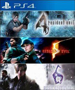 حساب  PS4 PS5 يشمل Resident Evil 4 + 5 + 6 | ثلاثية الرعب والأكشن الأسطورية