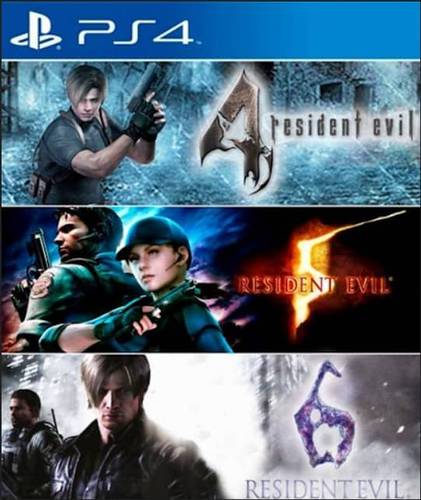 Resident Evil 4 + 5 + 6 Triple Pack PS4