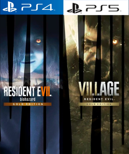 🎮 Resident Evil 7 Gold Edition & Village Gold Edition l PS4/PS5 | حساب بلايستيشن