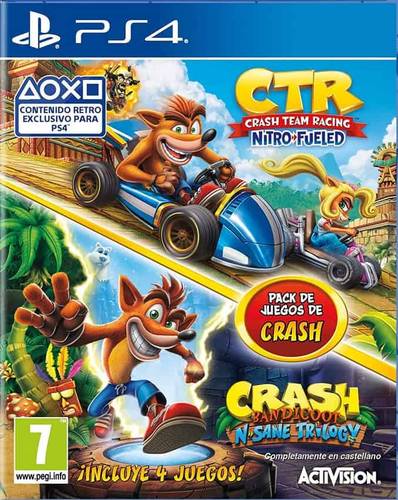 Crash Bandicoot Trilogy + Crash Team Racing PS4 | PS5  Account