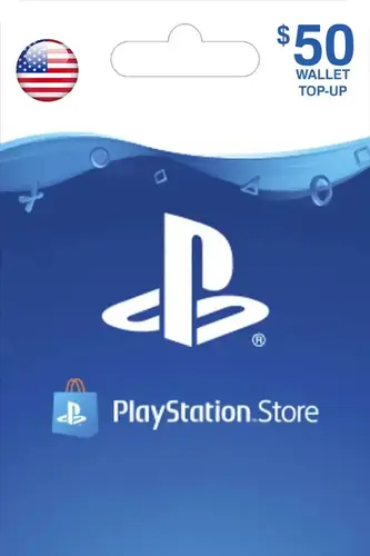 🎮 بطاقة بلايستيشن ستور أمريكي 50$ | PlayStation Store US