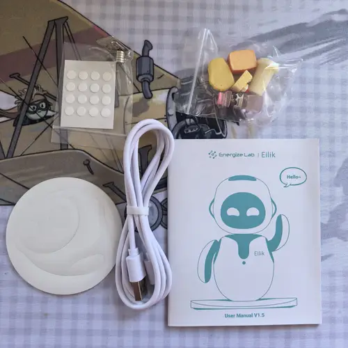 Eilik A Cute Robot Pets Toys with Abundant Emotions Animations and Mini Games Your Perfect Desk Touch Interactive Companion