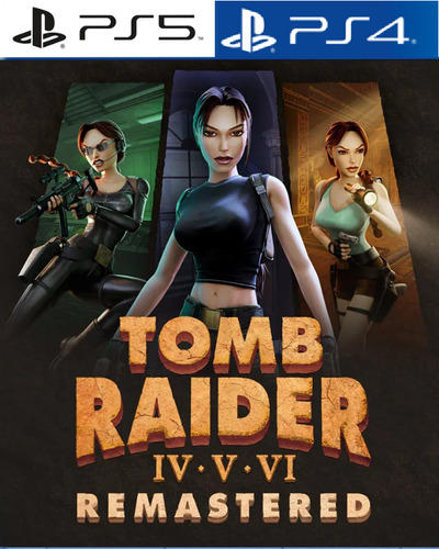 حساب سوني يحتوي على لعبة Tomb Raider IV-VI Remastered PS4 | PS5