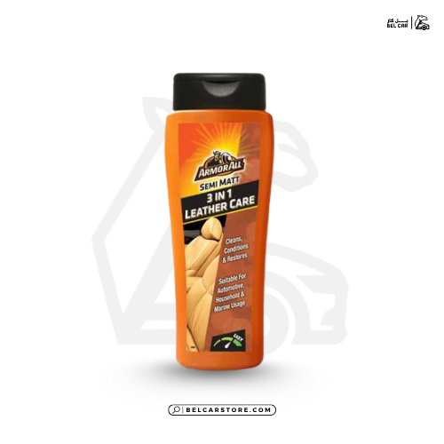 AA Leather care semi matt 3 in 1 ارمور ال منظف وملمع وحماية 3 في 1