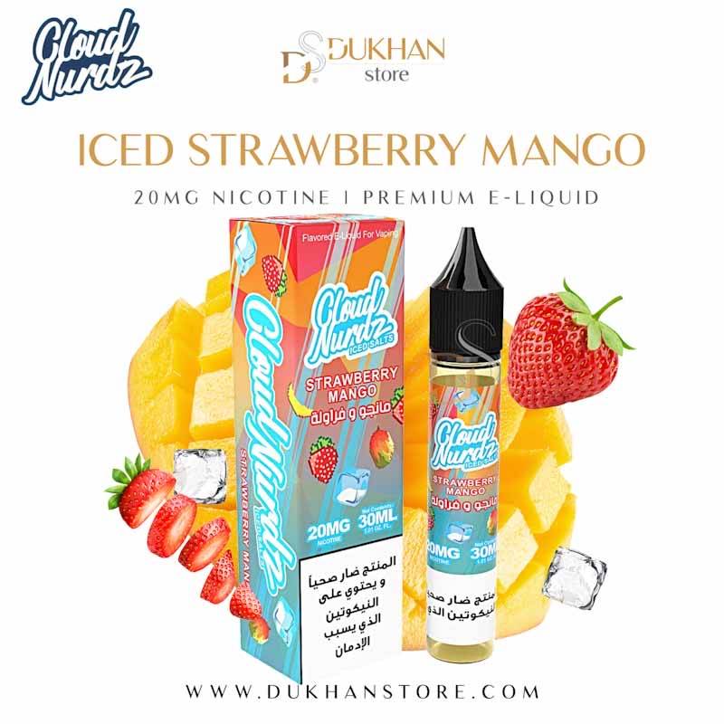 Cloud Nurdz - ICED Strawberry Mango (30ML) 20mg