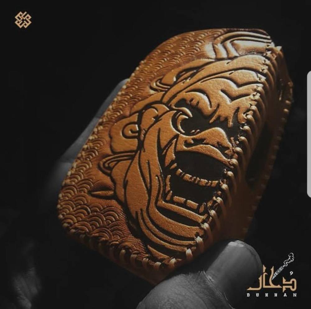 دخان ستور- غلاف جلدي طبيعي مخصصة اجهزة سي كي إس