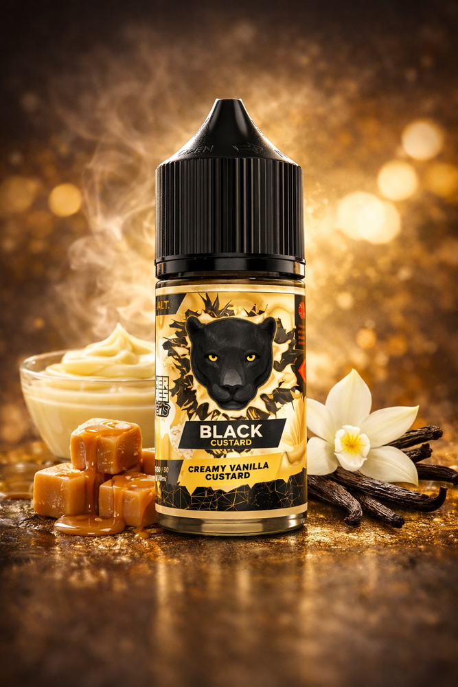 BLACK CUSTARD BY THE PANTHER SERIES(30ML)30MG