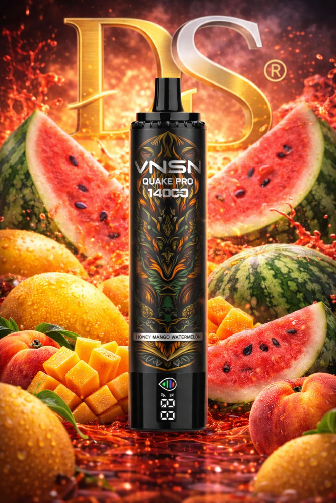 VNSN - Quake Pro PEACH MANGO WATERMELON 14k Puffs) 20mg