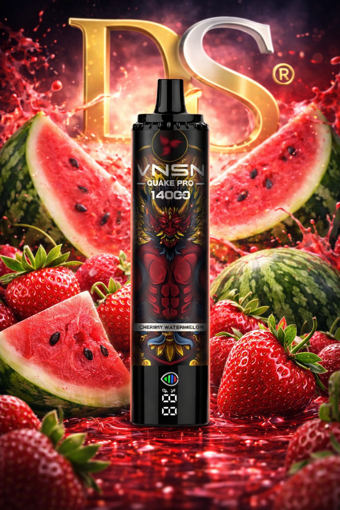 VNSN - Quake Pro STRAWBERRY WATERMELON ICE (14k Puffs) 20mg