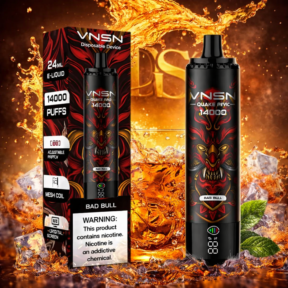 VNSN - Quake Pro BAD BULL 14k Puffs) 20mg