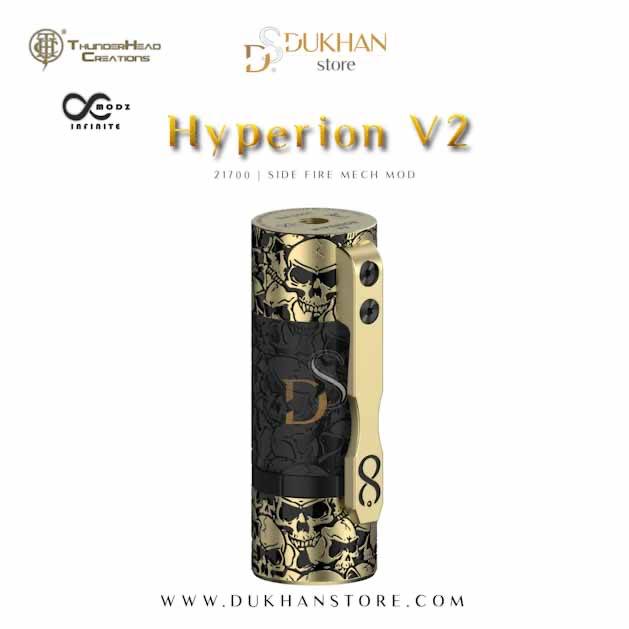 Infinite Modz - Hyperion  V2 Mechanical Mod - Brass Engraved Black