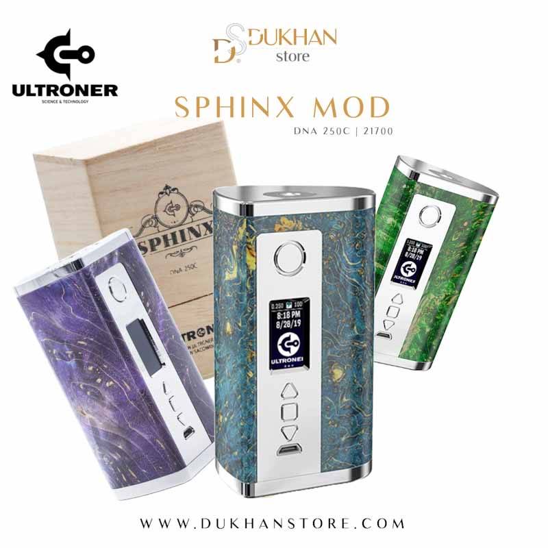 Ultroner Sphinx DNA250C – 200W Luxury Box Mod