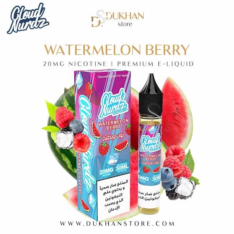 Cloud Nurdz - ICED Watermelon Berry (30ML) 20mg