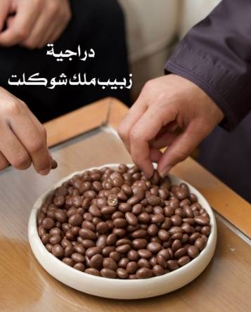 زبيب شوكولاتة الحليب