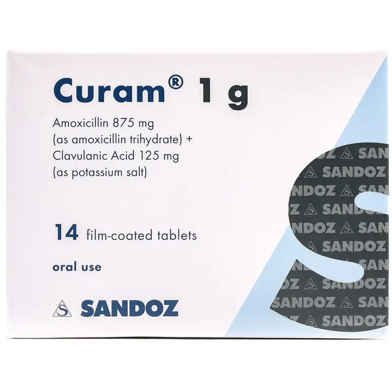 Curam 1 gm Tablet 14pcs