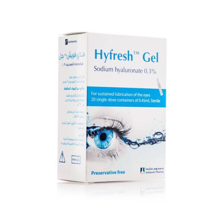 Hyfresh Eye Gel 0.3 % 20 Single Dose Units