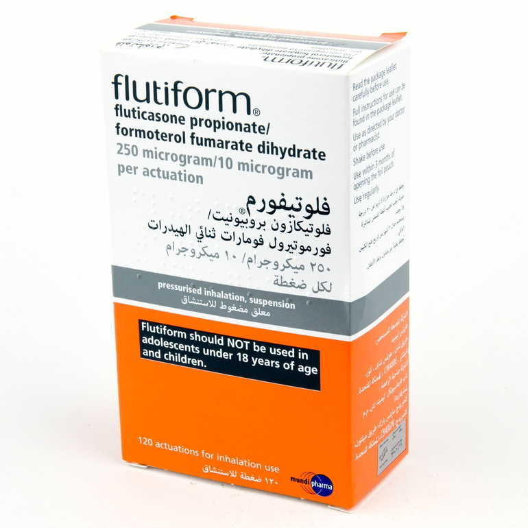 Flutiform 125 / 5 Mcg Metered Dose Inhaler 120 Puffs