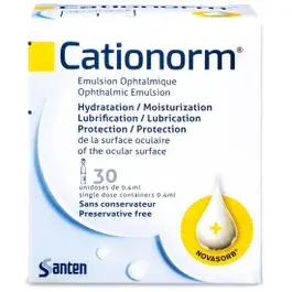 Cationorm Eye Drops 30 Single Dose Units