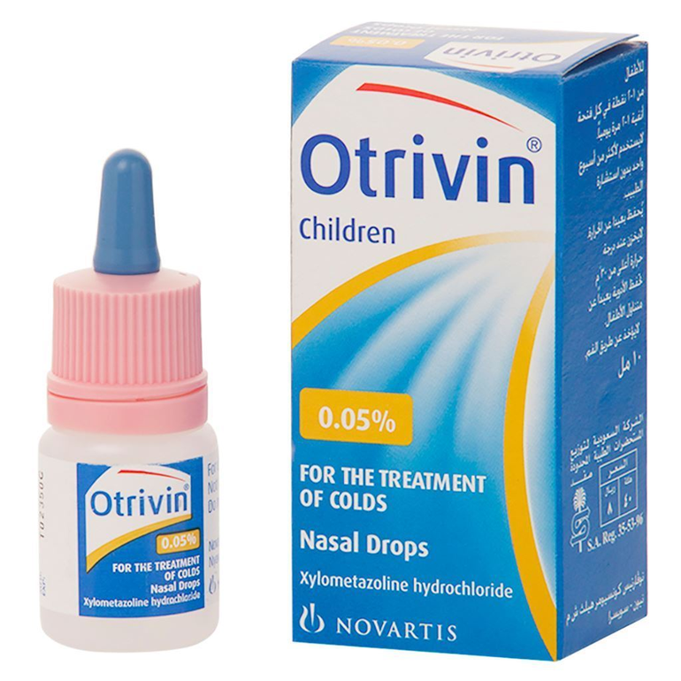 Otrivin Pediatrics 0.05 % Nasal Drops 10 Ml