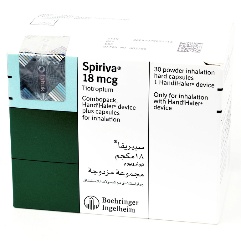 Spiriva 18 Mcg 30 Inhaled Capsules
