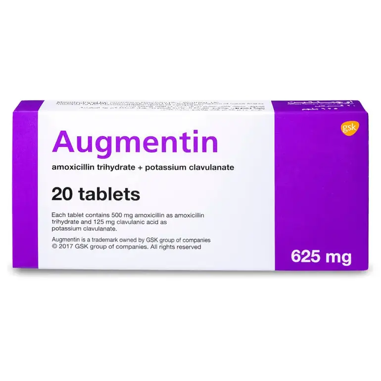 Augmentin 625 mg Tablet 20pcs