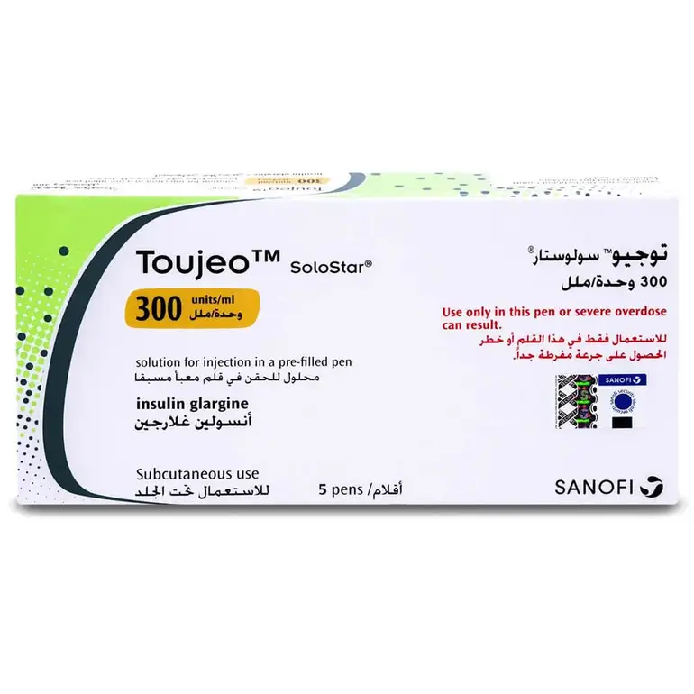  Toujeo 300 IU/ml 5 Pre-Filled Pen (Refrigerator) 