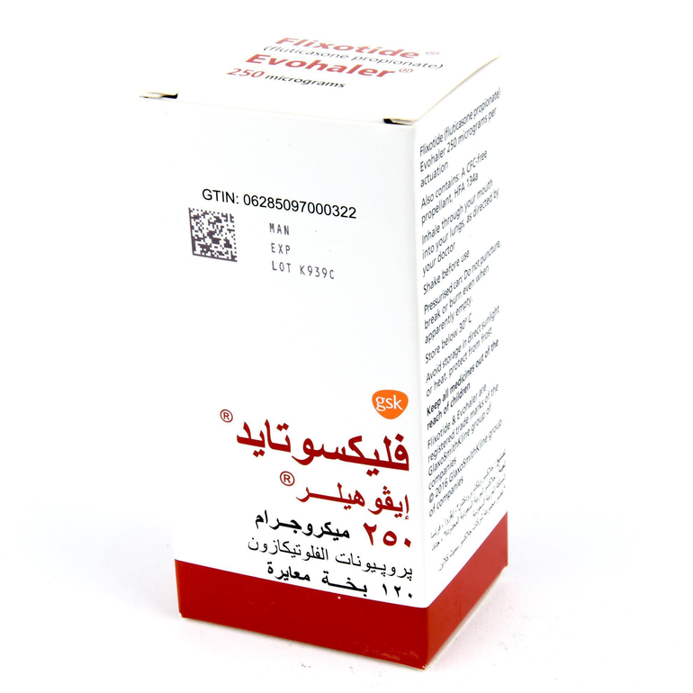 Flixotide 250 Mcg Metered Dose Inhaler 120 Puffs