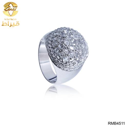  خاتم فضة مع الماس عيار 925