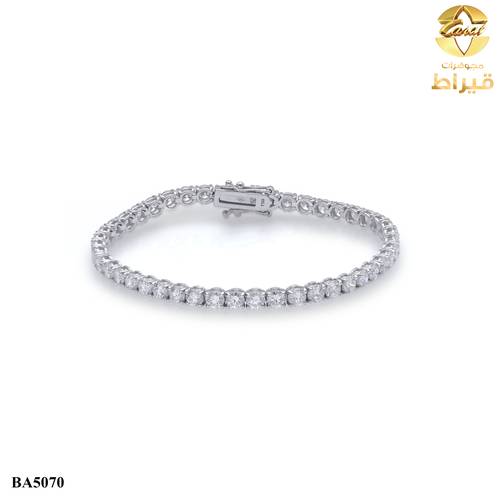  اسورة ذهب عيار 18 تنس من الماس الزراعي