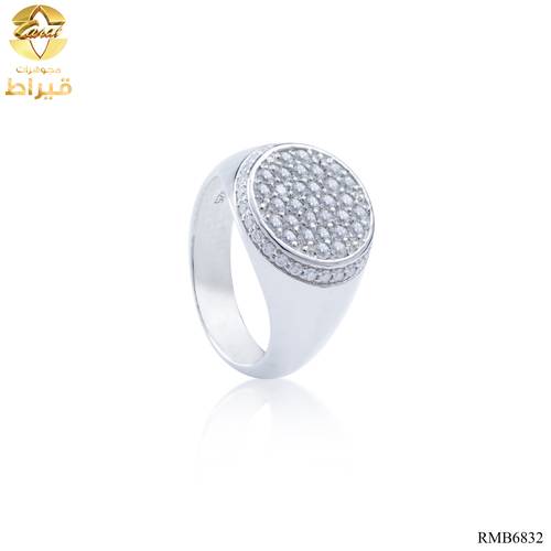 GENTS SILVER 925 RING WITH MOISSONITE 