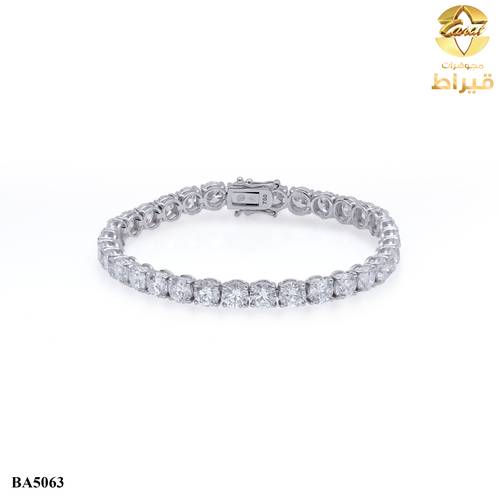 اسورة ذهب عيار 18 تنس من الماس الزراعي