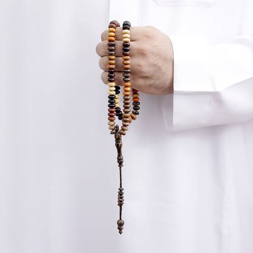 سبحة الأخشاب المتنوعة