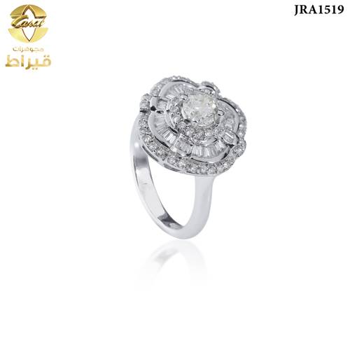 خاتم  ذهب مع الماس عيار 18