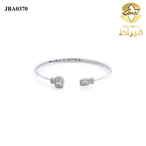  اسورة ذهب ابيض مع الماس عيار 18