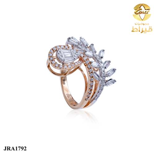  خاتم ذهب  مع الماس عيار 18